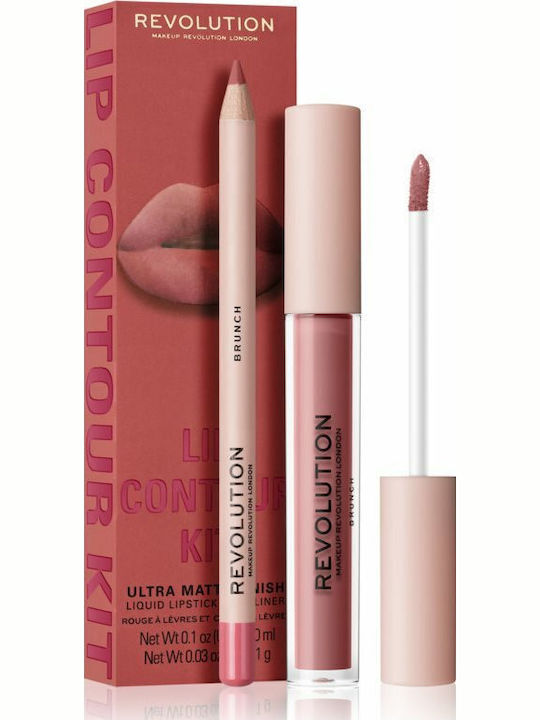 Revolution Beauty Σετ Μακιγιάζ για το Πρόσωπο Lip Contour Kit