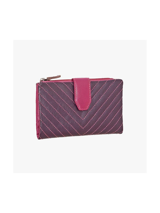 Bartuggi Leather Women's Wallet Purple