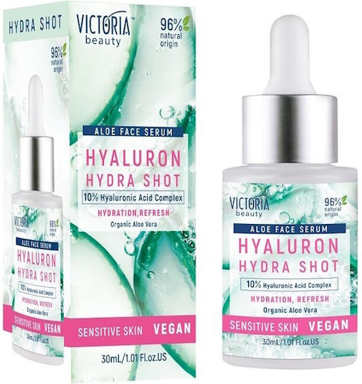 Victoria Beauty Хиалуронова Киселина 10% Комплекс За Лице Серум С Алое Вера + Ниацинамид 30мл