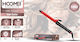 Hoomei Lockenstab für Locken 25mm 55W HM-7836P