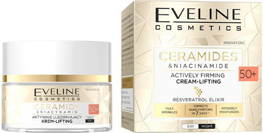 Eveline Ceramide & Niacinamid Aktiv Straffende Lifting-Creme 50+ 50ml