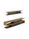 Birgitta Living Room TV Unit Black L181xW31.5xH39.6cm