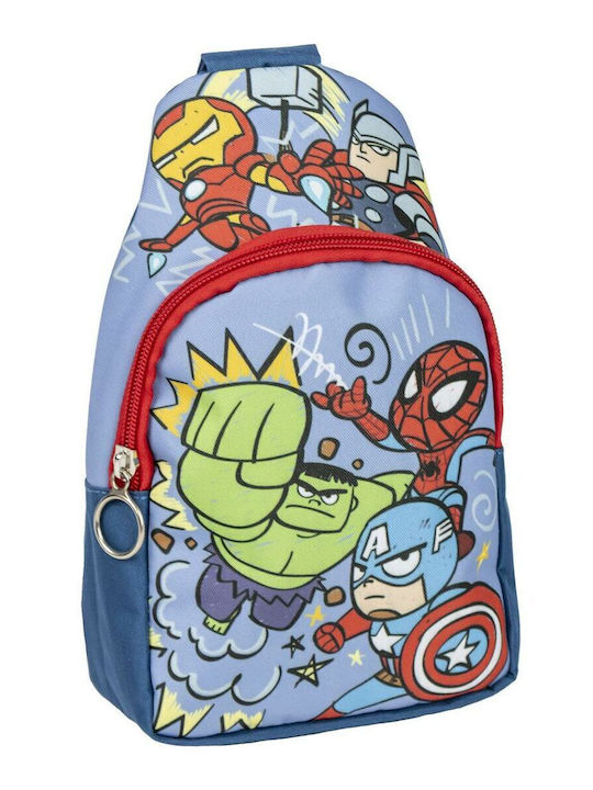 Avengers Детска чанта през Рамо Син 13брx7брx23брсм.