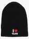 Beanie Beanie Knitted in Black color