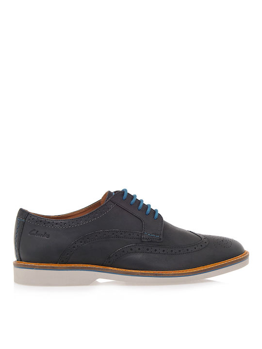 Clarks Δερμάτινα Ανδρικά Oxfords Ταμπά