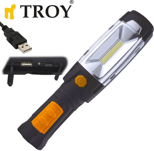 Troy Φωτισμός Εργασίας Επαναφορτιζόμενος LED με Φωτεινότητα έως 280lm