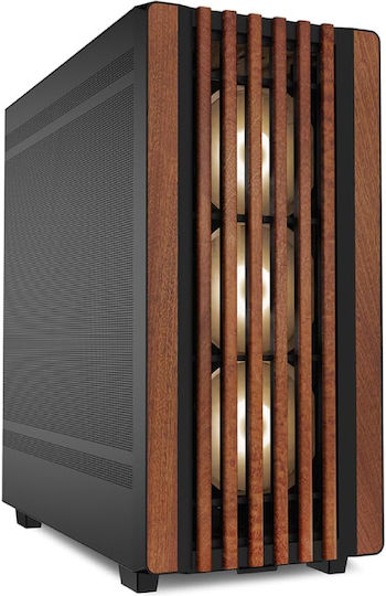 Sharkoon Rebel C70M RGB Gaming Midi Tower Computer Case Black