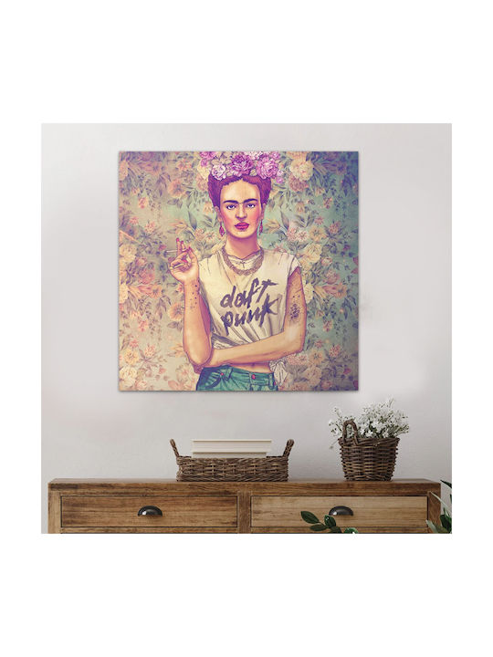 Megapap Frida Punk Πίνακας σε Καμβά 60x60cm