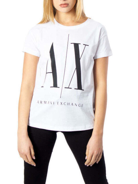 Armani Exchange Γυναικείο T-shirt Λευκό