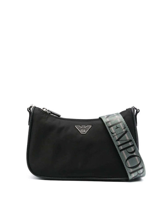 Emporio Armani Baguette Damen Tasche Schulter Schwarz