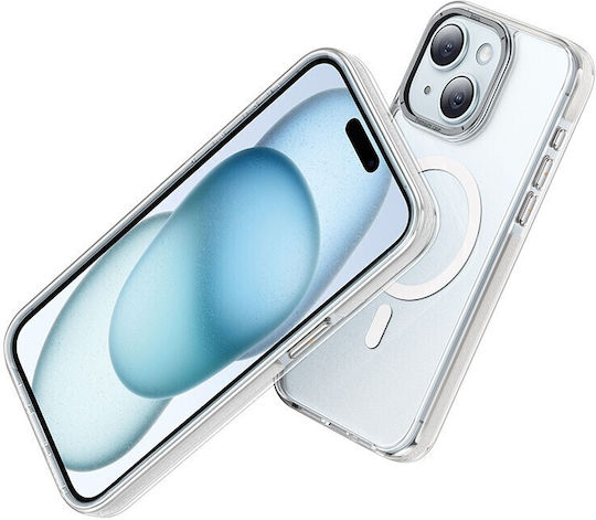 Hoco Series Airbag Back Cover Σιλικόνης Μαγνητικό Διάφανο (iPhone 15)