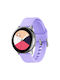 Sonique Λουράκι Σιλικόνης Λιλά (Galaxy Watch 3 45mmMi WatchHuawei Watch GT 2eAmazfit Stratos)