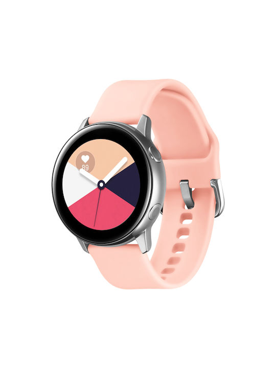 Sonique Λουράκι Σιλικόνης Ροζ (Galaxy Watch4 / Watch5 / Watch5 ProHuawei Watch GT2 (42mm)Amazfit GTS 3)