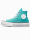 Converse Chuck Taylor All Star Lift Γυναικεία Μποτάκια Τιρκουάζ