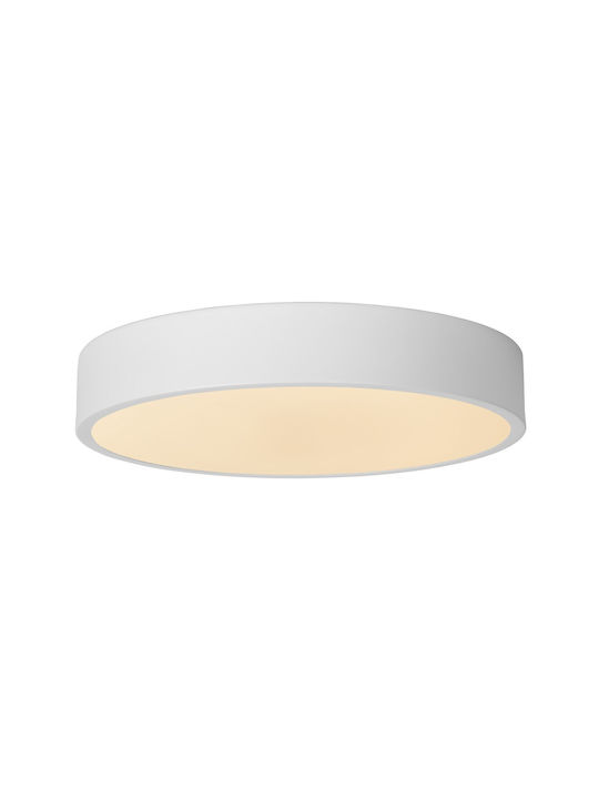 Lucide Lightning Plastic Ceiling Light with Integrated LED White