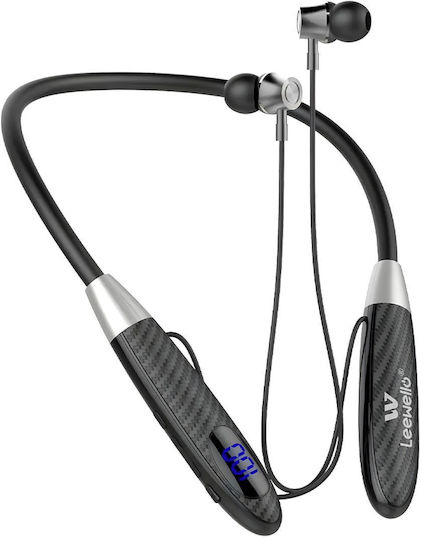 Leewello 6901777831894 In-ear Handsfree Ακουστικά με Βύσμα 3.5mm Μαύρο