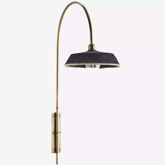 Madam Stoltz Lamp Wall Black 30x30x30cm Madam Stoltz Lamp Wall Black 30x30x30cm