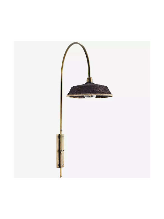 Madam Stoltz Lamp Wall Brown 30x30x30cm Madam Stoltz Lamp Wall Brown 30x30x30cm