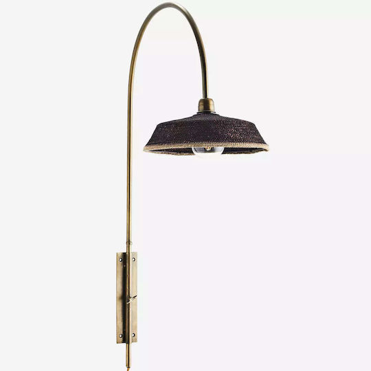Madam Stoltz Lamp Wall Brown 30x30x30cm Madam Stoltz Lamp Wall Brown 30x30x30cm