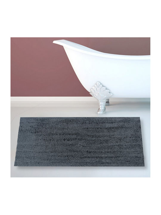 San Lorentzo Bath Mat Cotton 201350A Black 50x80cm