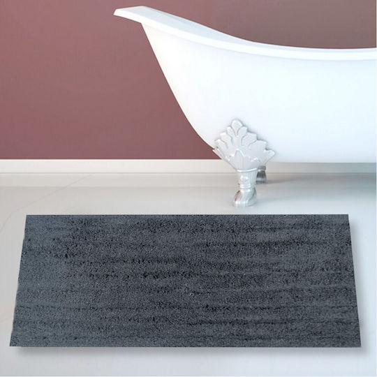 San Lorentzo Bath Mat Cotton 201350A Black 50x80cm