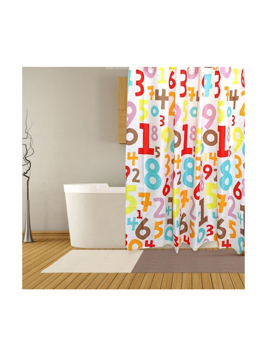 San Lorentzo Shower Curtain Fabric 240x180cm Red