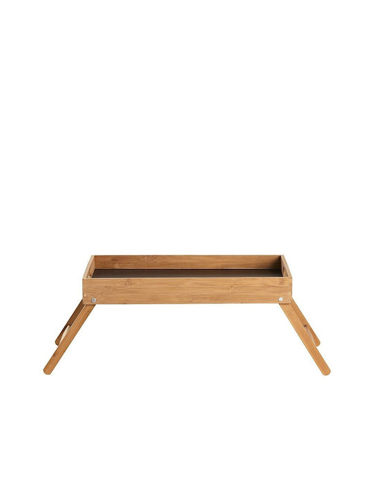 Day & Night Bambus Dreptunghiular Tavă de Pat din Bamboo cu Mânere în Culoare Maro 32x48x6cm SCH88354K6 1buc