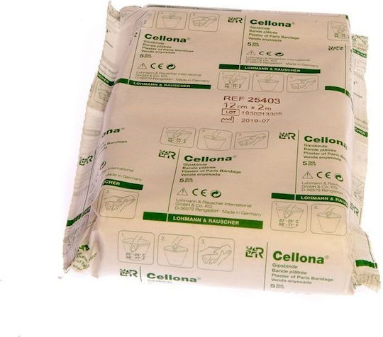 Επίδεσμος Γύψου Lohmann&rauscher Cellona - 12cm | 5τεμάχια
