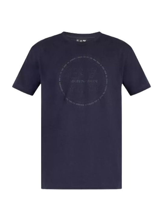 Emporio Armani Ανδρικό T-shirt Κοντομάνικο Navy Μπλε