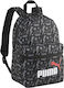 Puma Phase Small Schulranzen Rucksack Junior High-High School in Schwarz Farbe 13Es