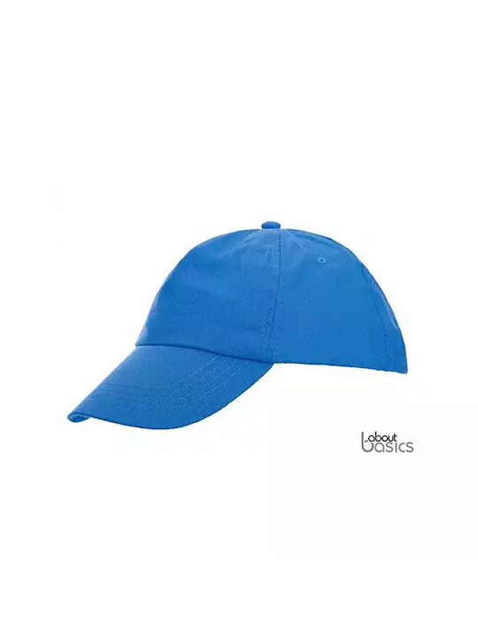 About Basics Kids' Hat Jockey Fabric Blue