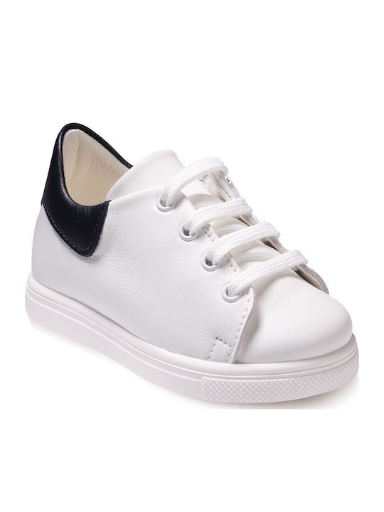 Gorgino White Baptism Leather Sneakers