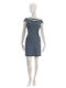 Scripta Mini Dress Blue