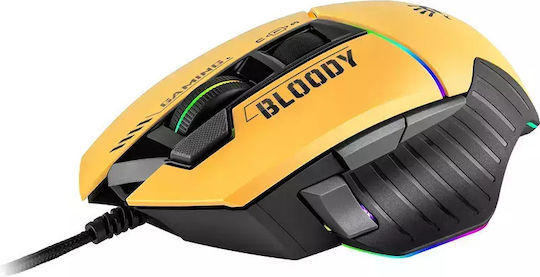 A4Tech Bloody W95MAX RGB Gaming Mouse 12000 DPI Lime