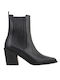 Kalogirou Leather Women's Ankle Boots Black