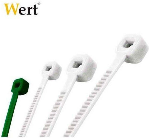 Duna-Wert Πλαστικό Δεματικό Καλωδίων 150mmx3.6mm σε Λευκό χρώμα (1τμχ) 2402