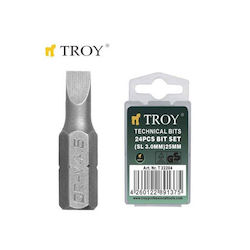 Troy Bit Șurubelniță Drept cu Mărimea 6mm