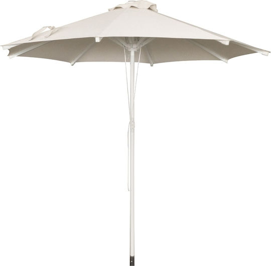 Umbrelă Rotundă Din Aluminiu Ecru Φ2.3m