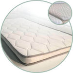 AegeanSleep Mattress Topper Single Foam 100x190x6cm