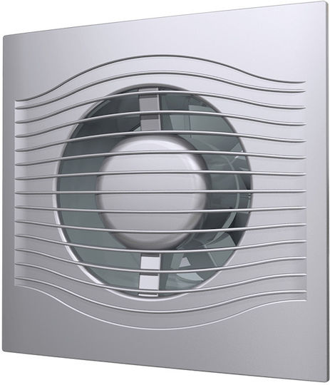 Era Wandmontage Lüfter für das Badezimmer 100mm Gray