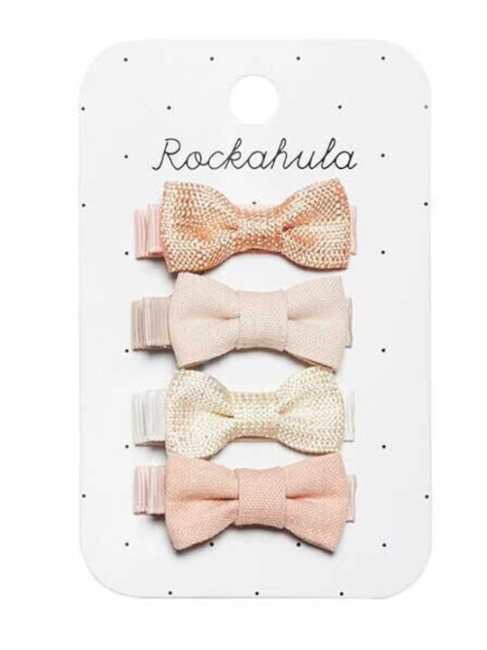 Rockahula Kids Flora Linen Mini Bow Hair Clips