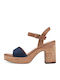 Sandalen Blau