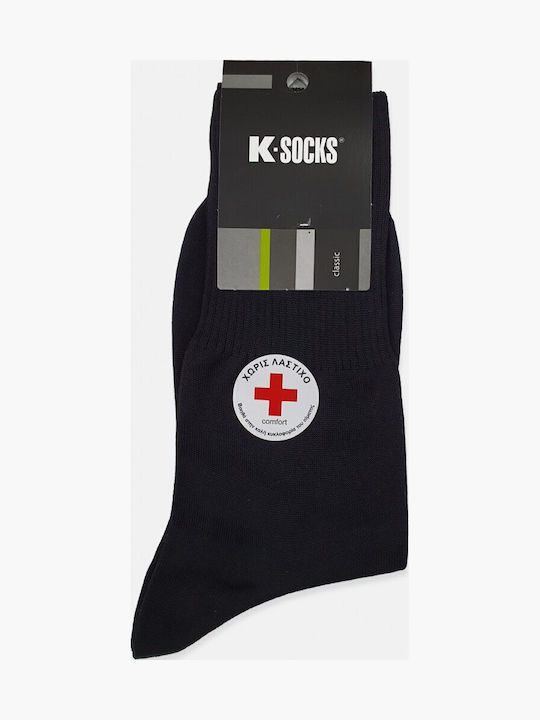 K Socks Ανδρικές Κάλτσες με Σχέδια Μαύρο K Socks Ανδρικές Κάλτσες με Σχέδια Μαύρο