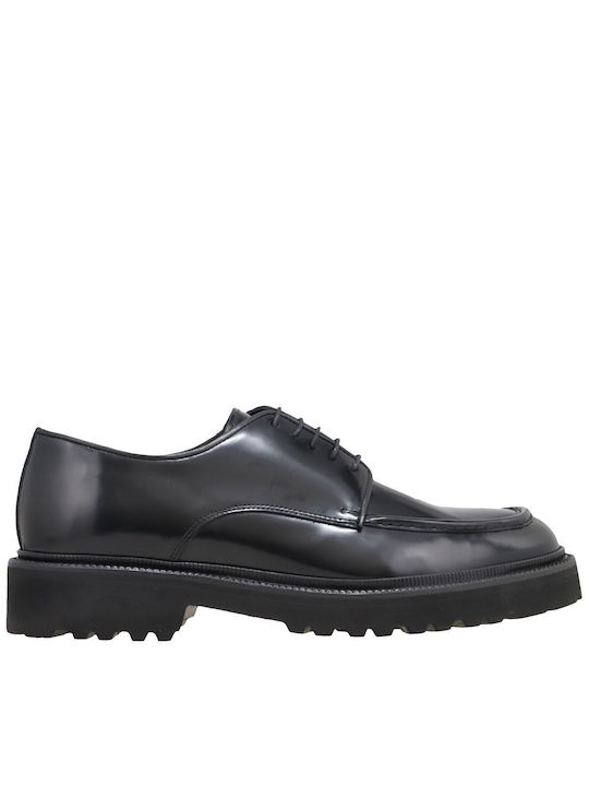 Kalogirou Men's Leather Dress Shoes Black