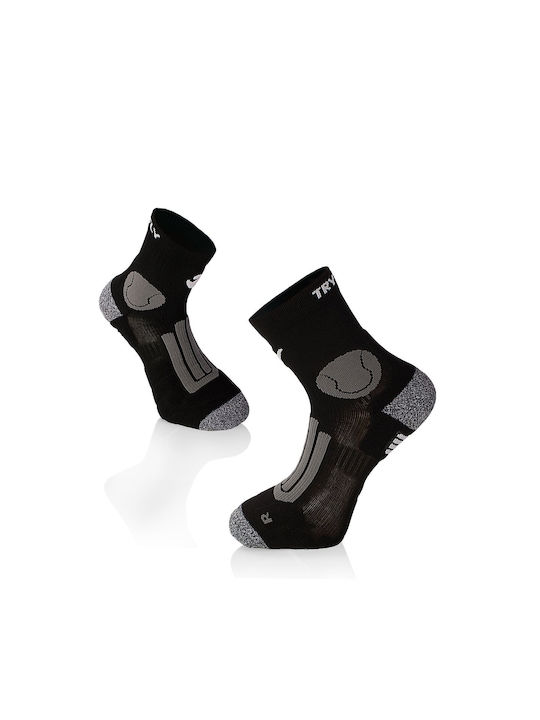 Try to Fly Sportliche Socken für Tennis Schwarz 1 Paar