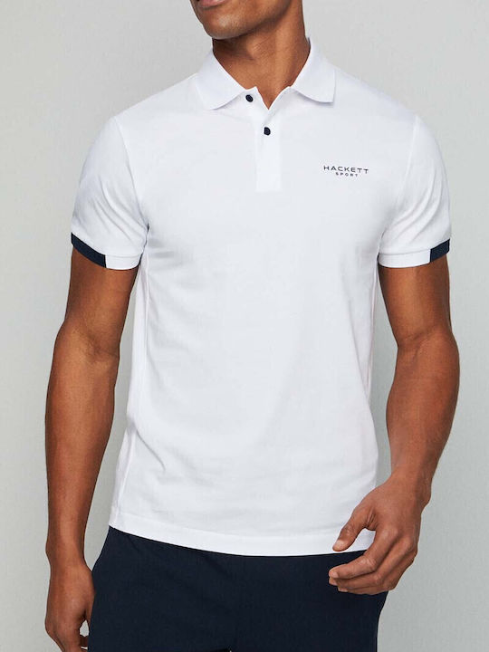 Hackett Polo Bluză Albă Hackett Polo Bluză Albă