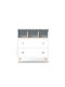 Baby Dresser with 2 Drawers White 86x48x92cm