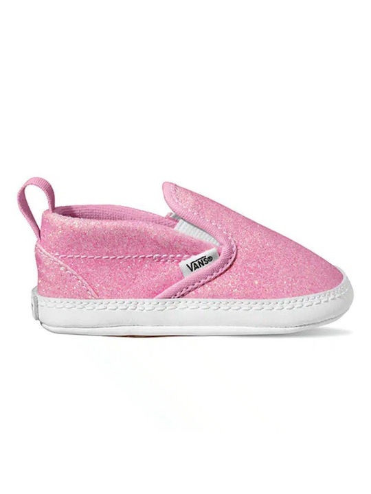 Vans Βρεφικά Παπούτσια Αγκαλιάς Ροζ Slip-on V Crib