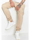 Trousers Elastic Beige