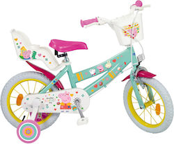 Toimsa Peppa Pig 16" Kinder Fahrrad Stadt Grün